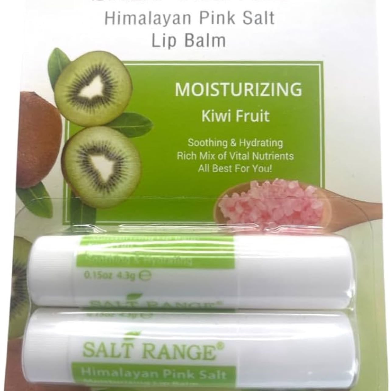 Salt range, Himalayan, pink salt, kiwi fruit