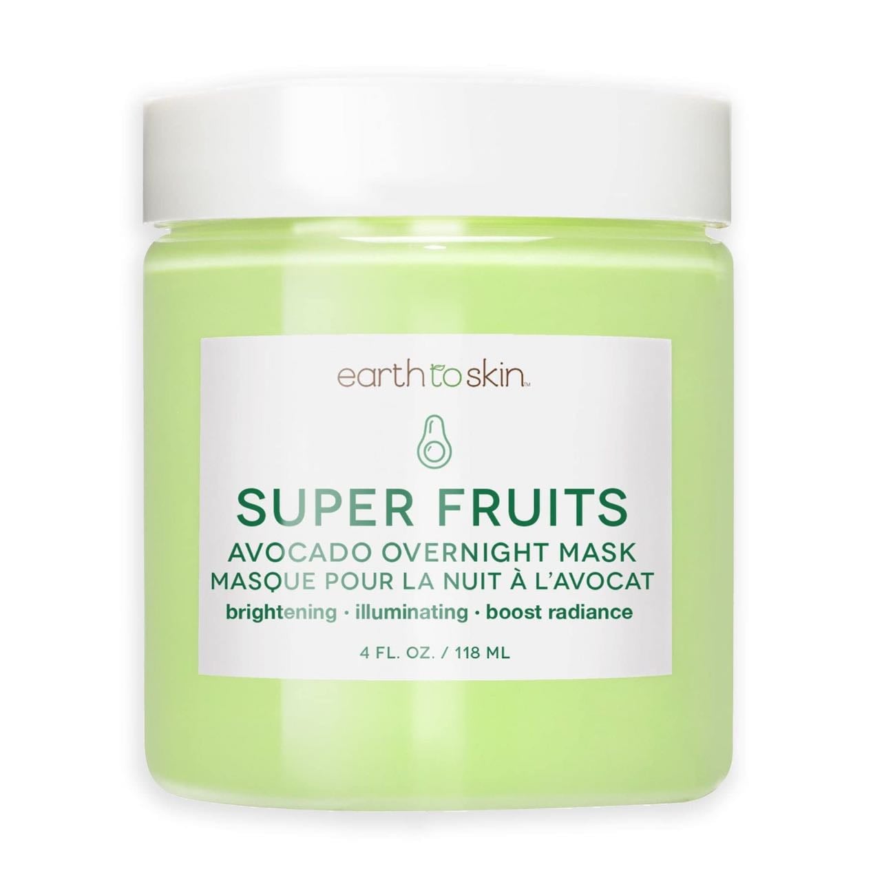 Earth to skin superfood, avocado overnight mask