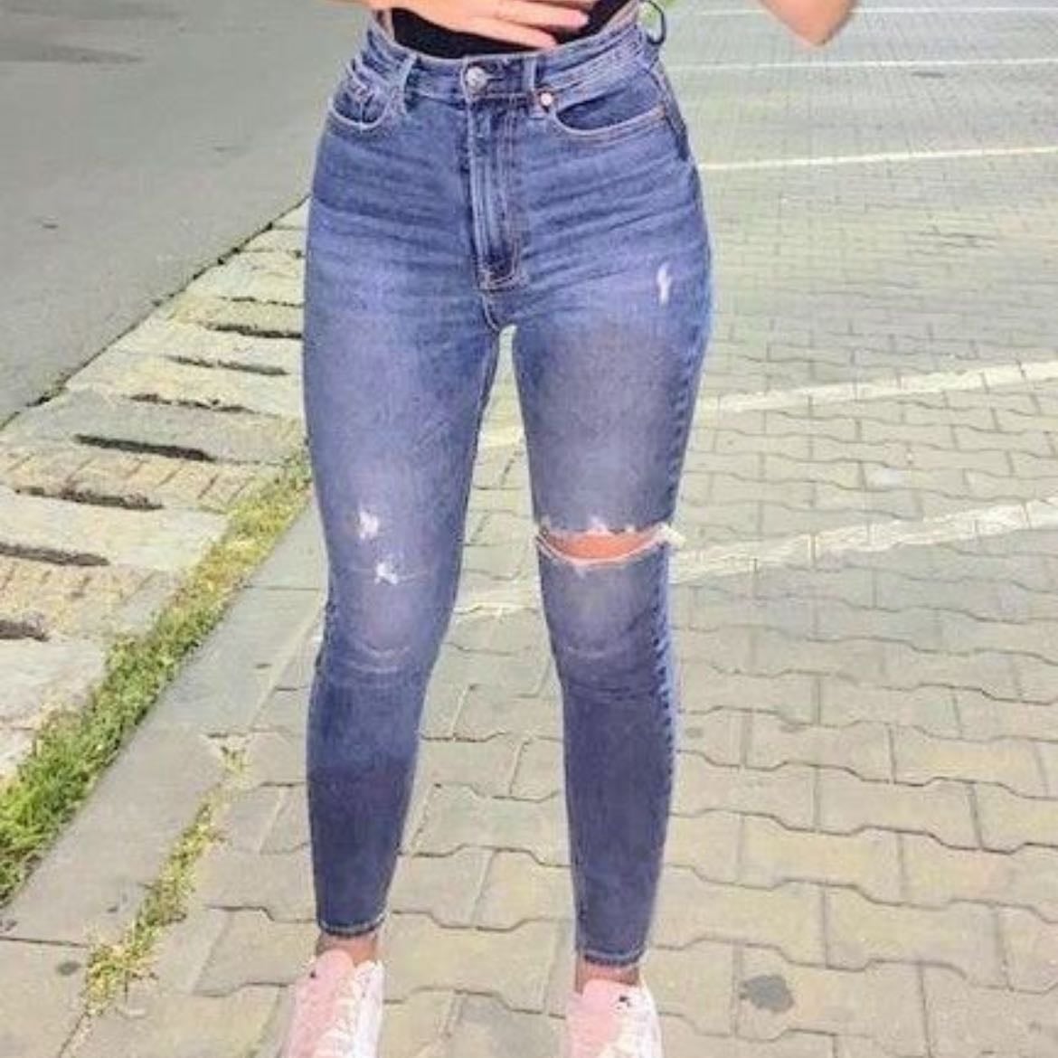 Pantalón pegado - Para blusas holgadas