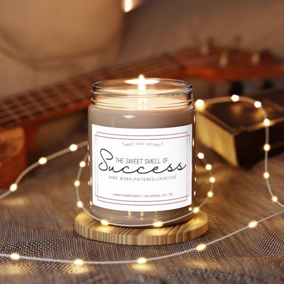 Velas con olor - Pueden ser del color q quieras y olor pero se miran súper lindas