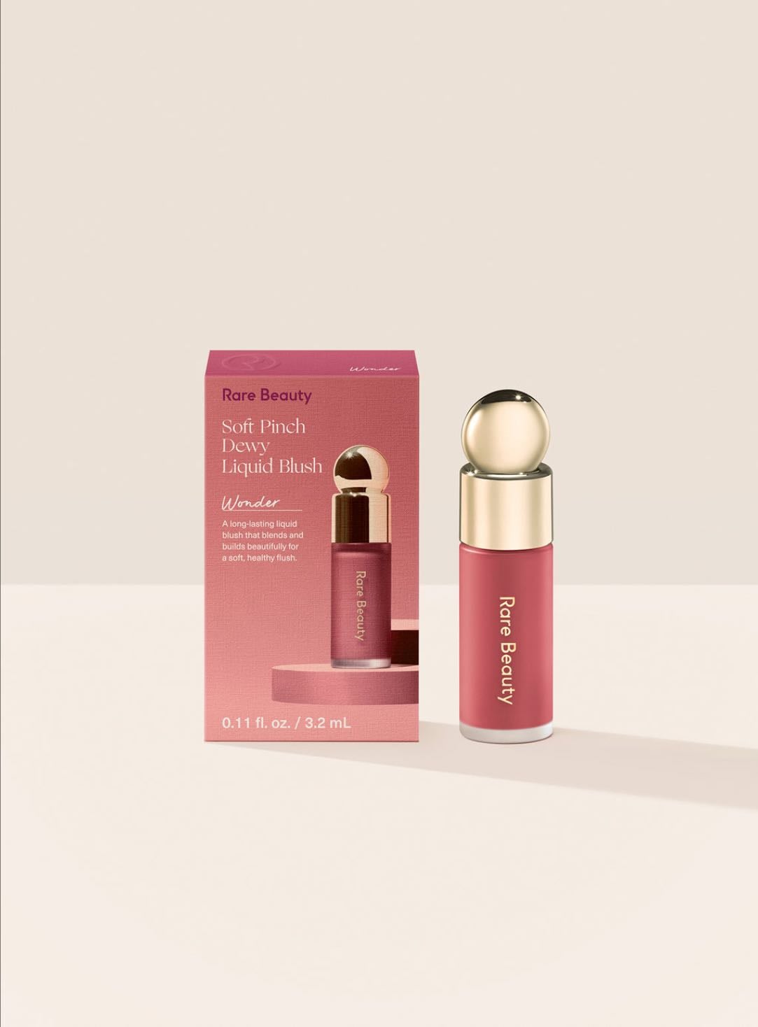 rare beauty - soft pinch liquid blush (shade: happy) - very long lasting, could blend a little easier, definitely need a better shade