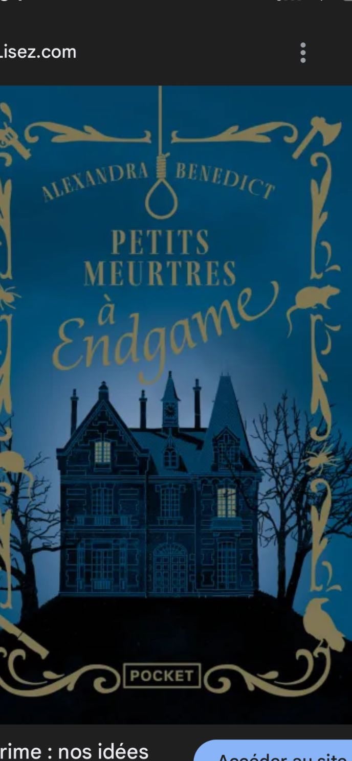 Petits Meurtres à Endgame – Nadine Monfils