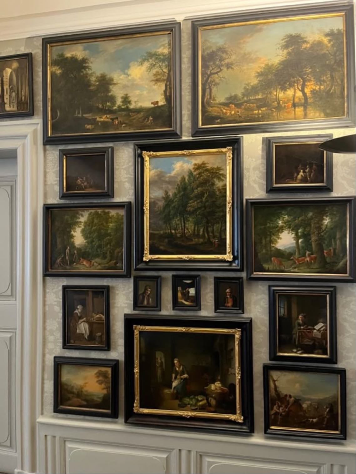 Paintings on every wall - Preferably mine