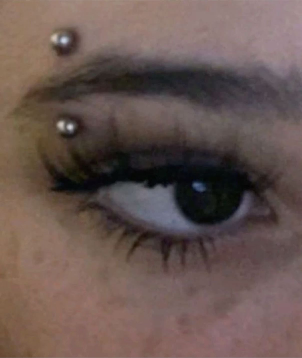 Eyebrow piercing