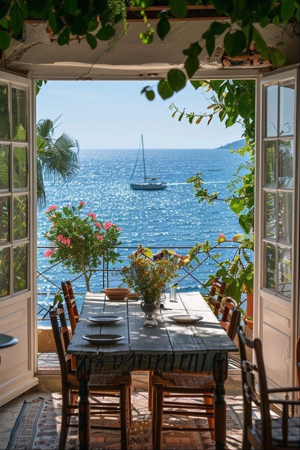 By the sea