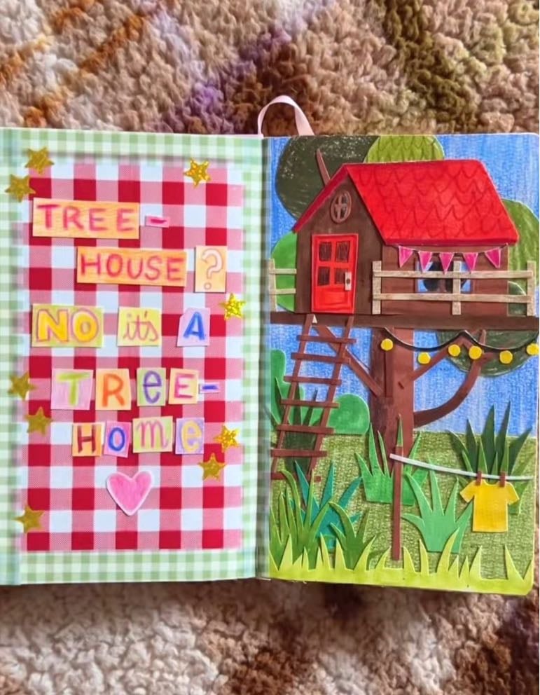 Journaling - Prepare a lot of junk! You could do this with literally everything even receipts