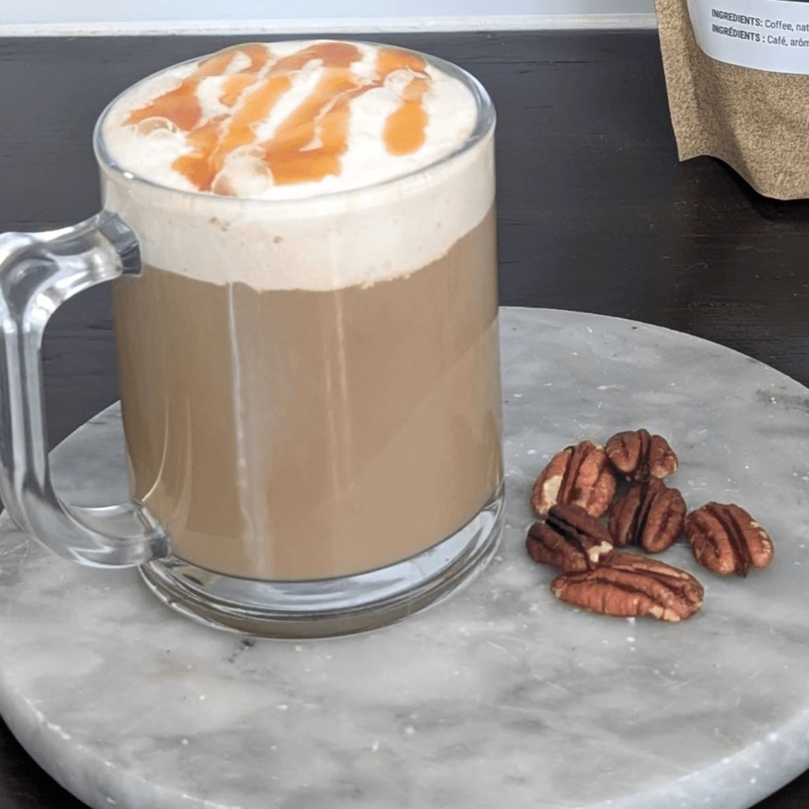 Noisette et caramel macchiato