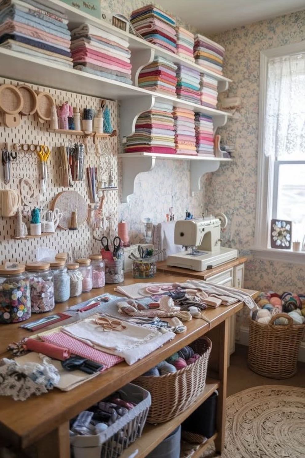 entire room for crafting