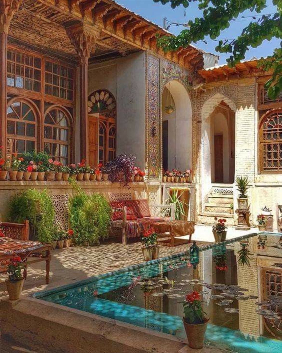 indoor mediterranean pool