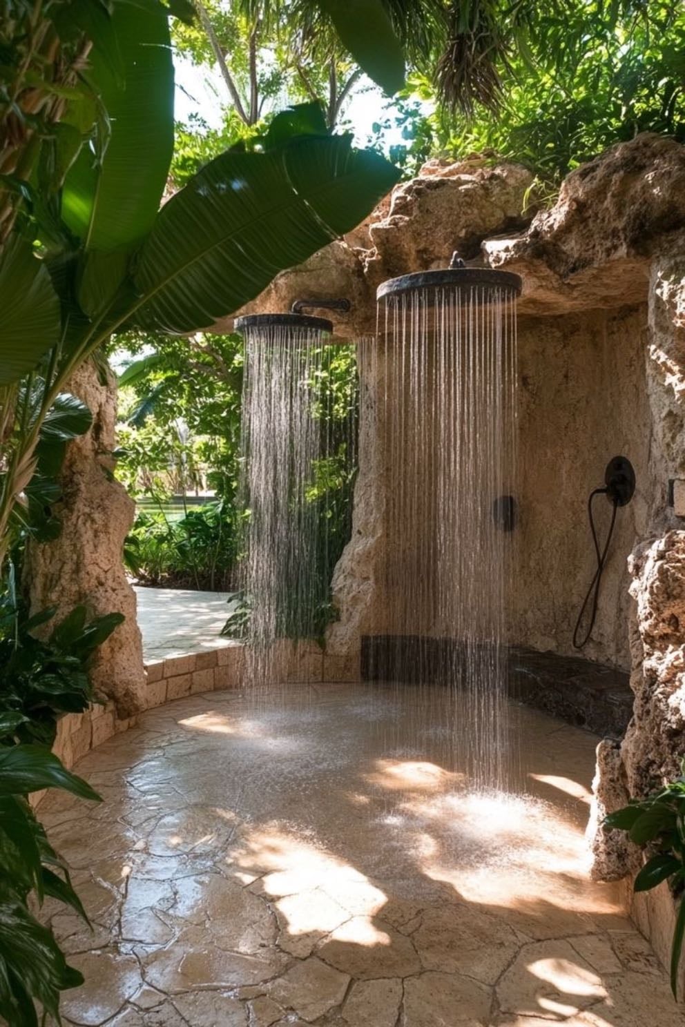outdoor shower