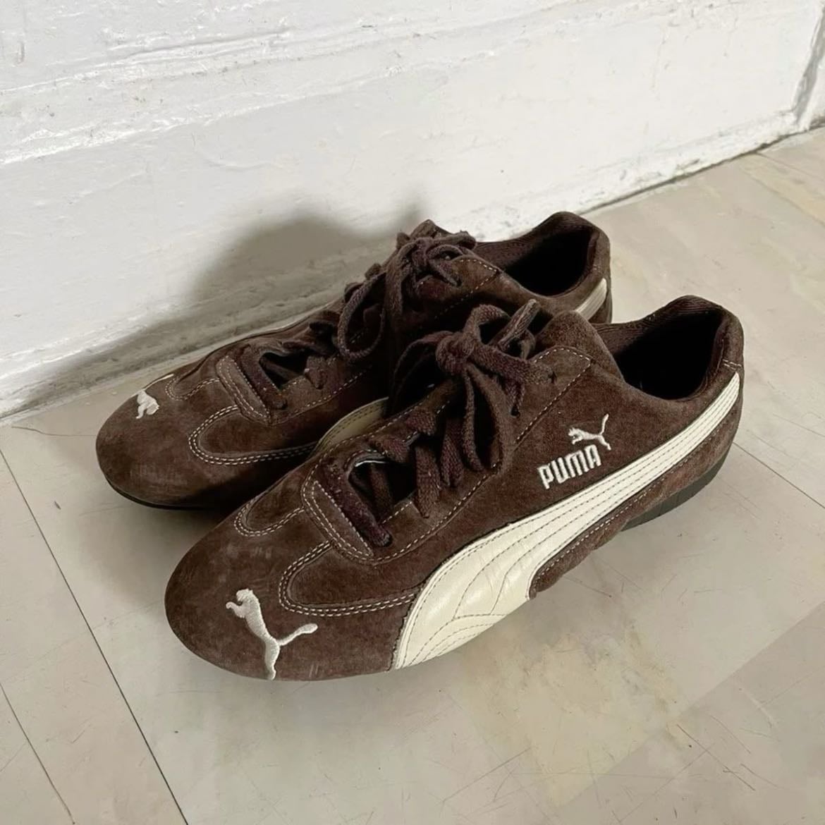 brown speedcat - puma