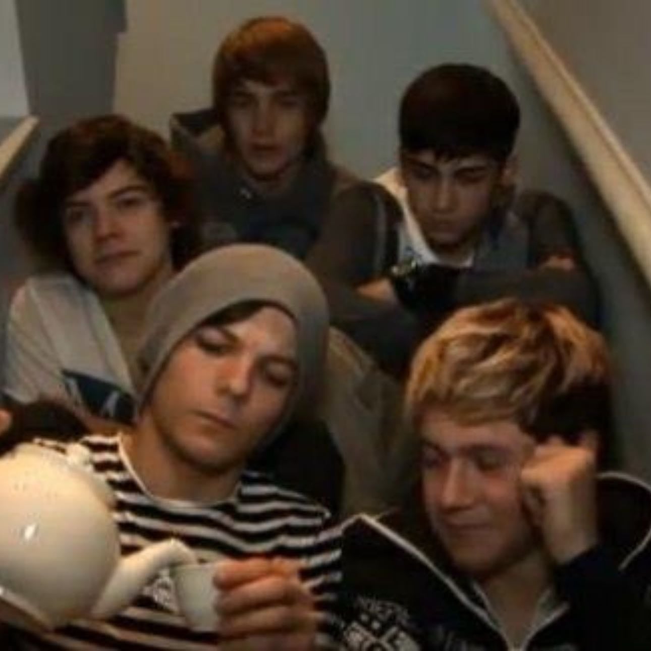 video diary chapter 7? - louis pouring tea for niall and harry screaming "AAH THERES SOMMET IN MY EYE"