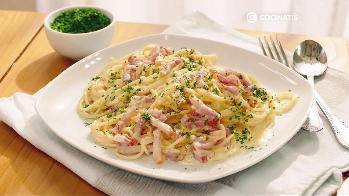 Espaguetis carbonara