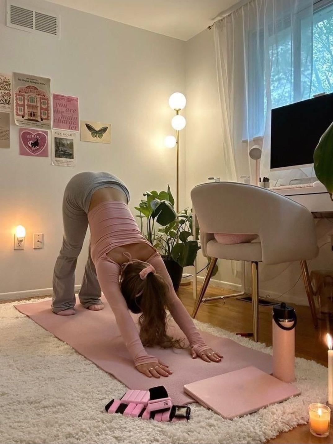 ejercicio - pilates, gym, core, danza o meditar.