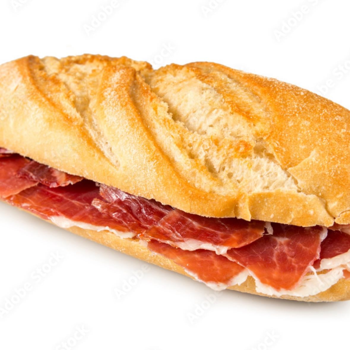 ANTICA caffè - Cheap and classic Spanish breakfast / cafe con lèche y bocata de fuet