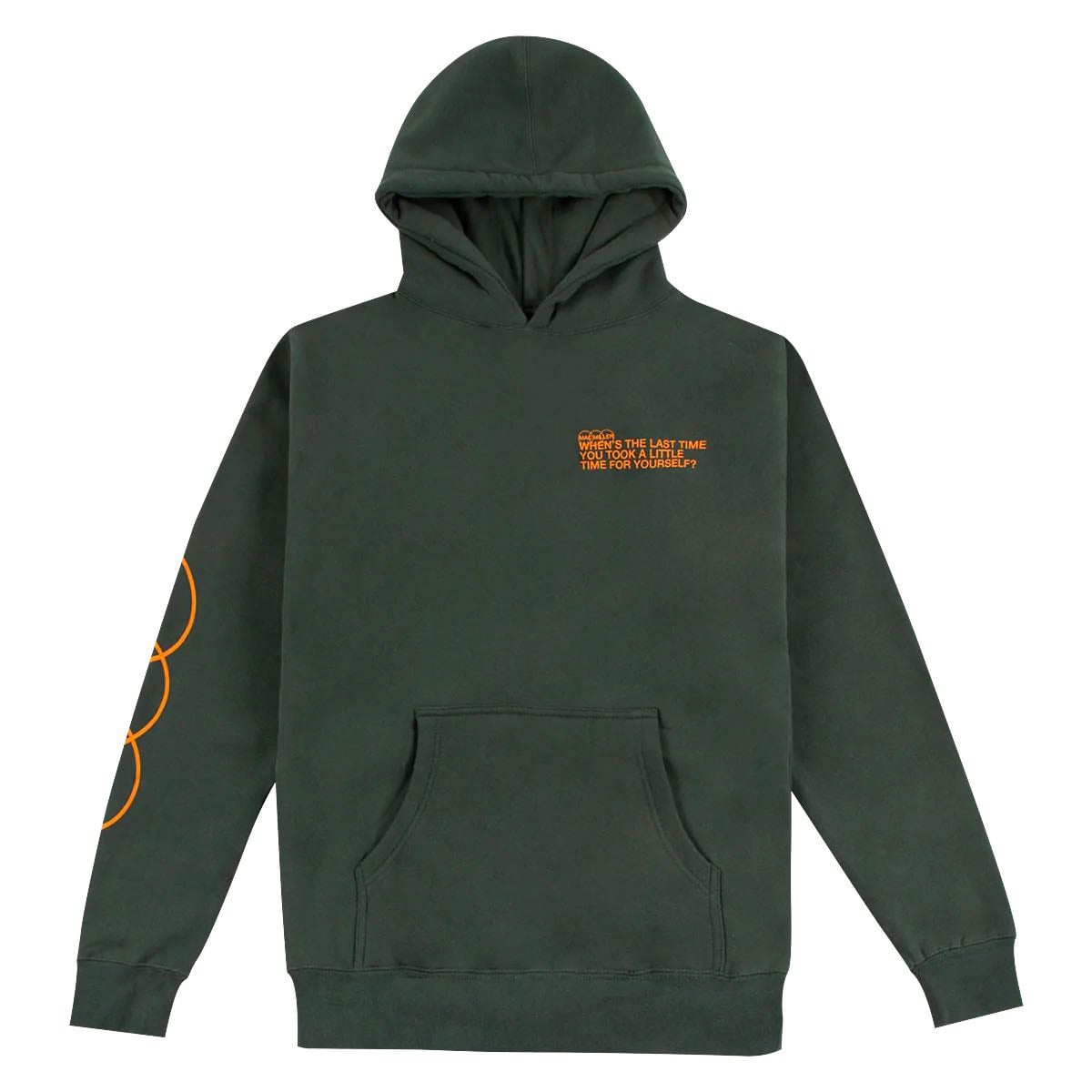 TAKE A LITTLE TIME HEAVYWEIGHT GREEN HOODIE - Mac Miller UK