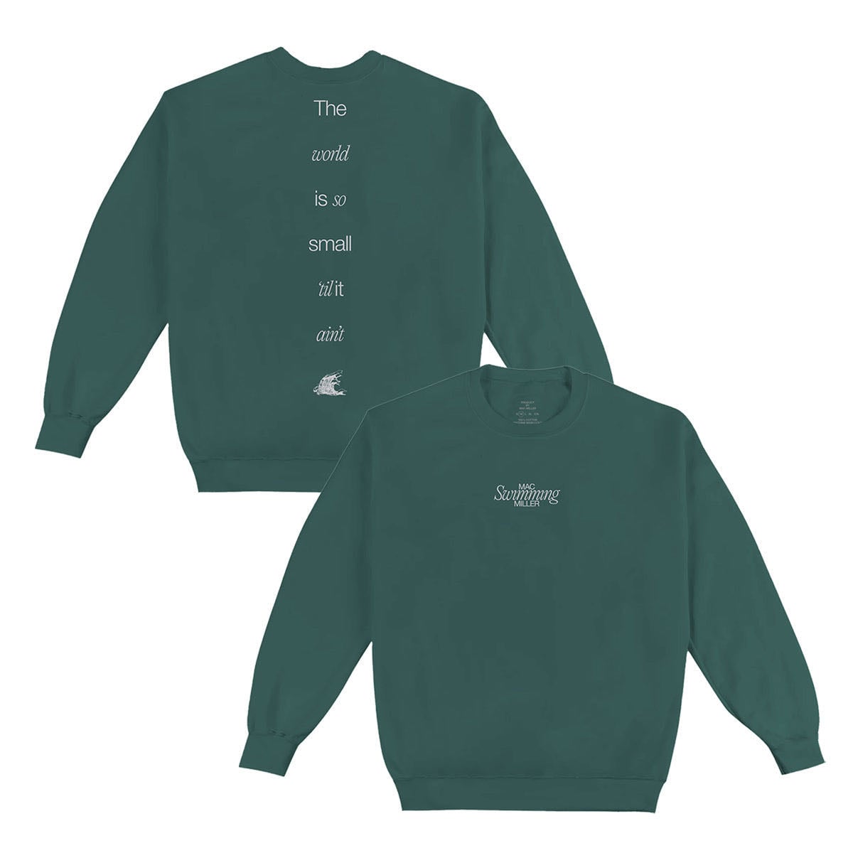 Small Worlds Heavyweight Crewneck - Mac Miller UK