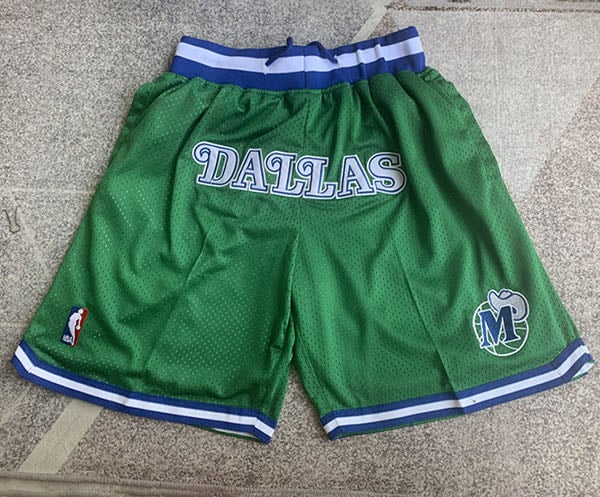 Mavericks Retro Green Four Bags NBA Pants - https://www.kitgg7.com