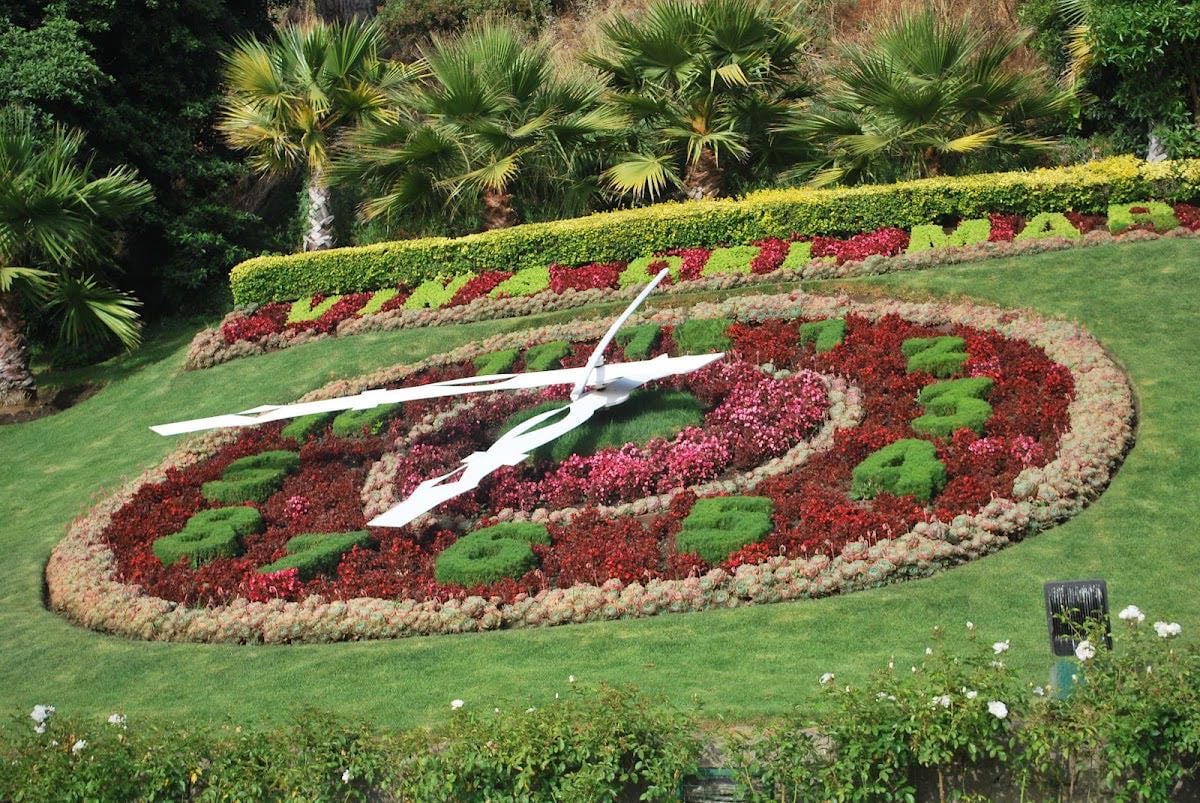 Relógio de Flores