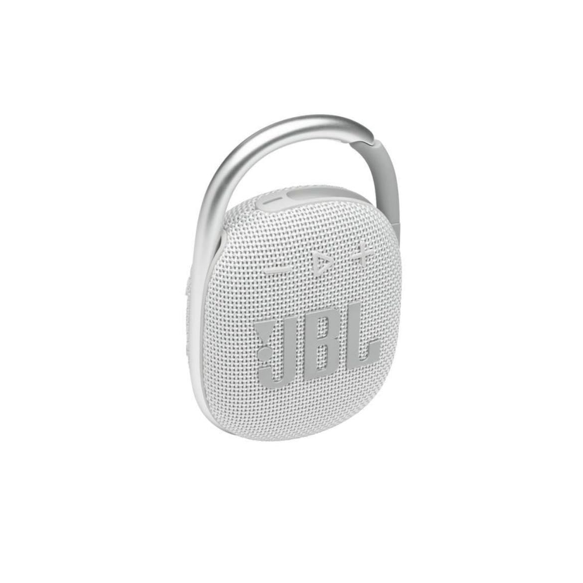 Jbl clip 4 ultra-portable waterproof speaker - white