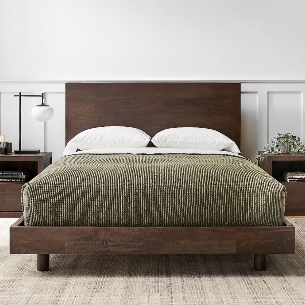 Pottery Barn Cayman Platform Bed - Color: Coffee Bean
$1299