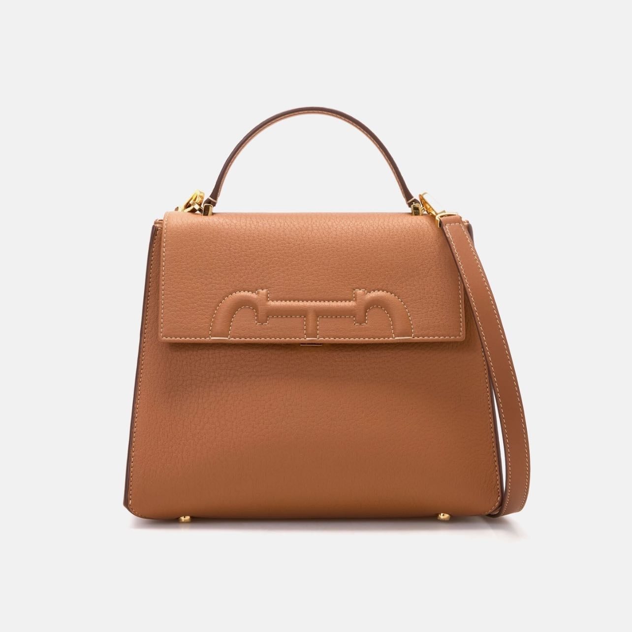 CH Doma Insignia Satchel Medium Handbag - Color: Coffee, Cognac, Black
$1995