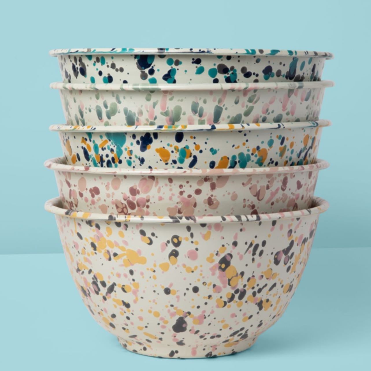 Crow Canyon Catalina Large Salad Bowl - Color: Bermuda Buttercup or Blue Tides or Desert Rose