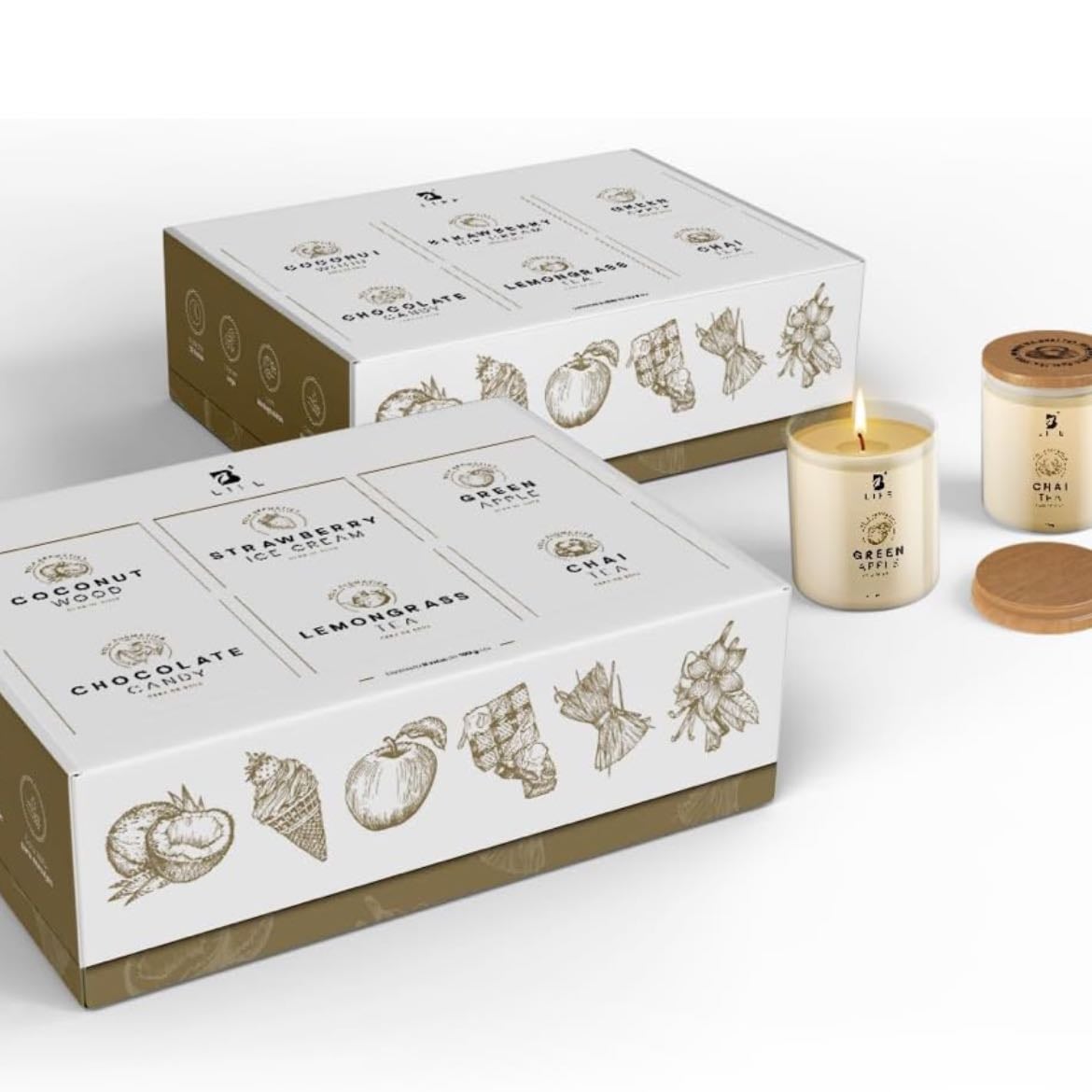 Set de velas - Contiene 6 y pueden ser regalitos individuales