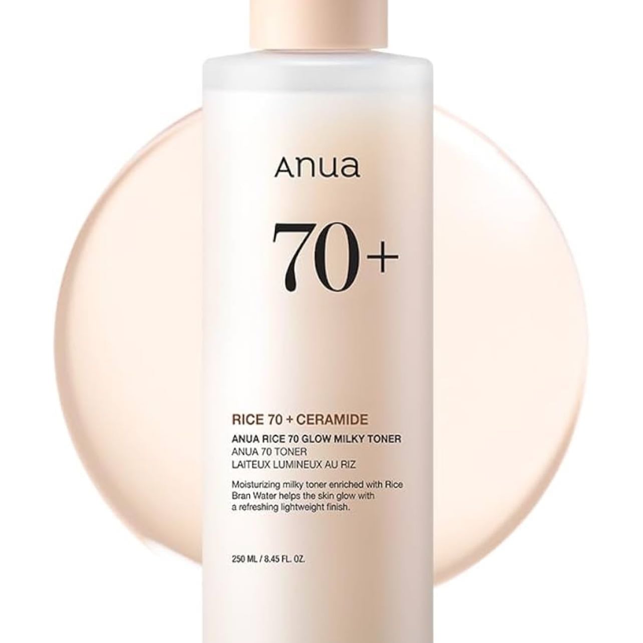 Anua Rice 70 Glow Milky Toner, 250 ml : Amazon.com.au: Beauty