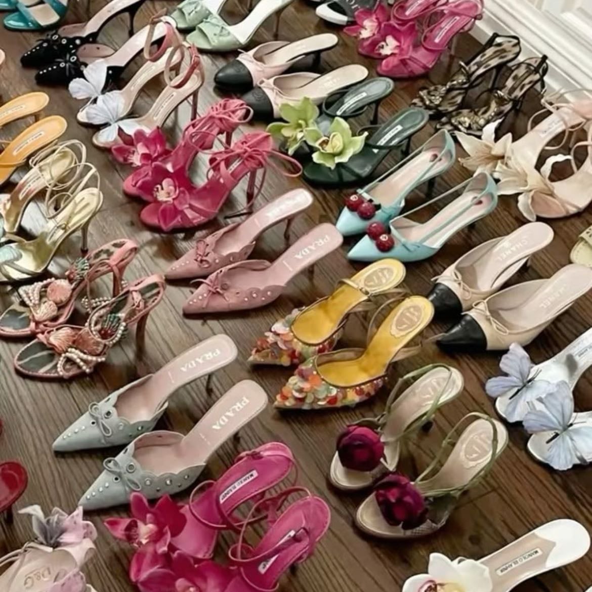 Tener muchos tacones - como carrie