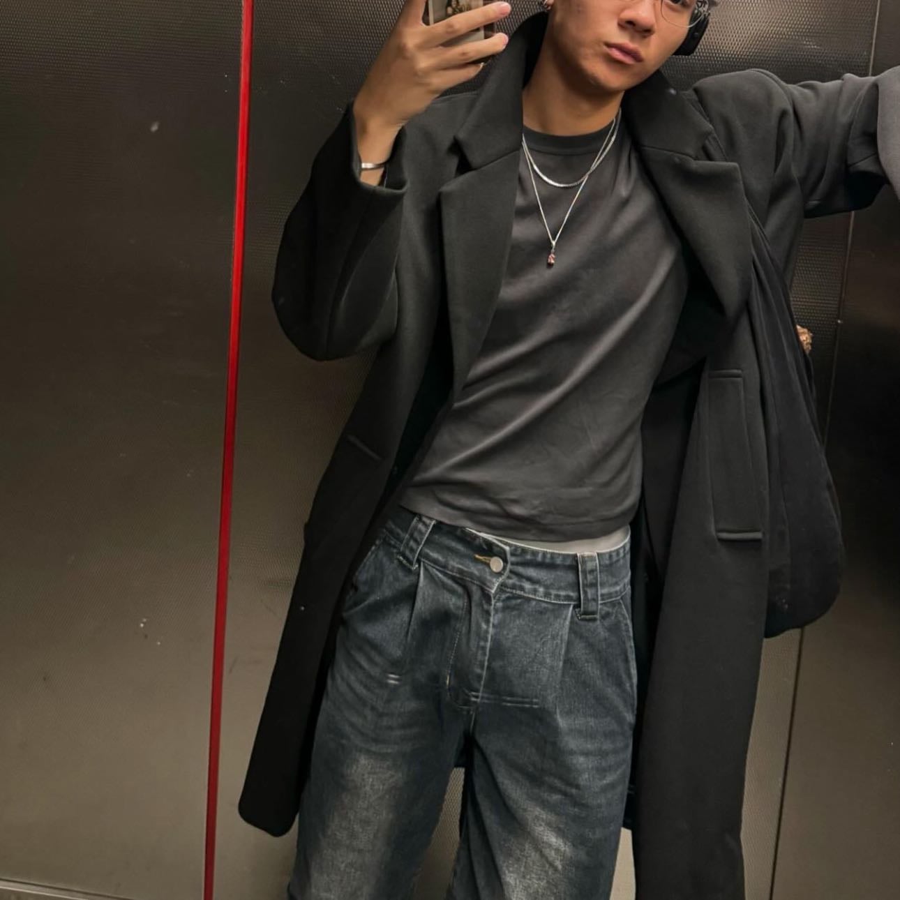 Coat - Nightcity Clothing: Oversized Boxy Longline Coat