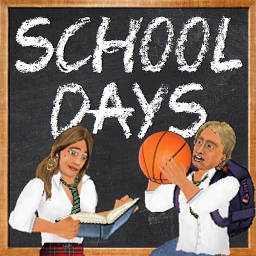 school days - your role is to play a student in a bustling high school with the objective of graduating. (there are classes to attend, quizzes etc.) there are NPCs available for interaction, and you have the freedom to explore the city and discover novel locations to explore. you can date them, be their rival or friend. you can be a diligent student or opt for a rebellious path and face the consequences.