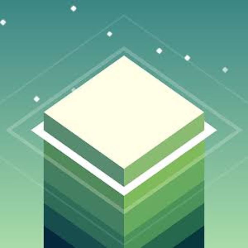 stack - is a reflex-based game that the central objective is to tap the screen at the right moment to ensure that each individual layer that passes over the stack attaches correctly, and increases the height of the stack.