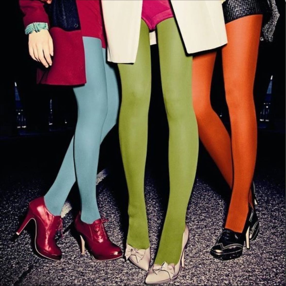 Colourful tights