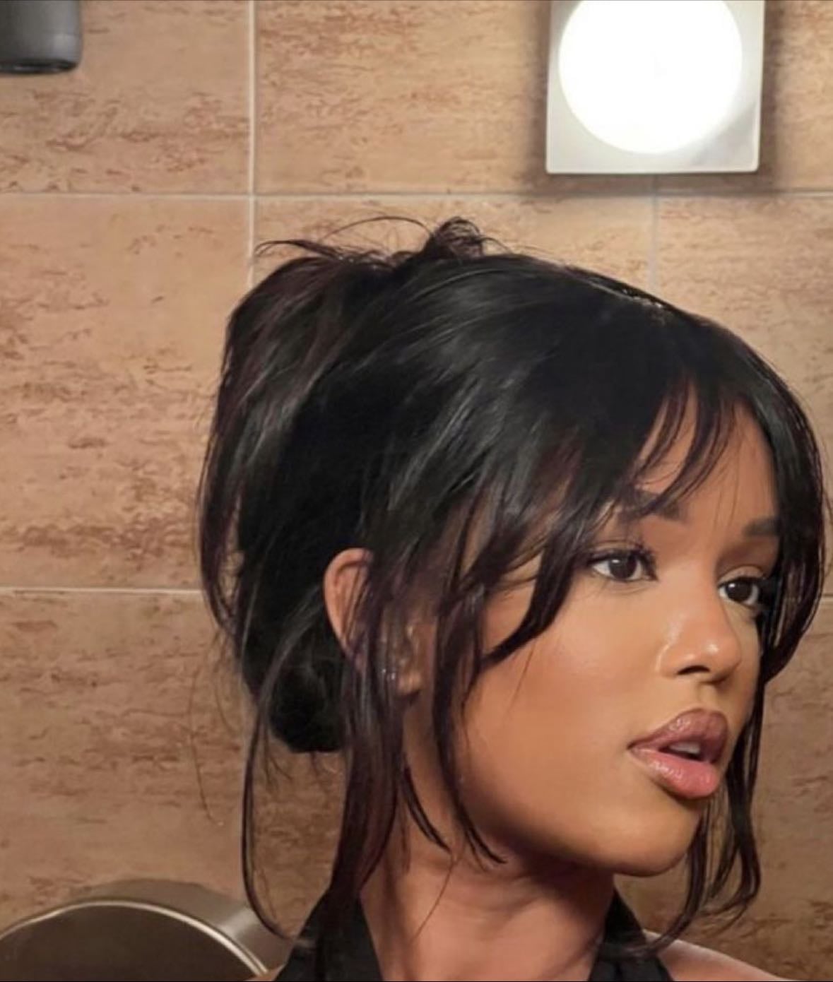 Curtain bangs