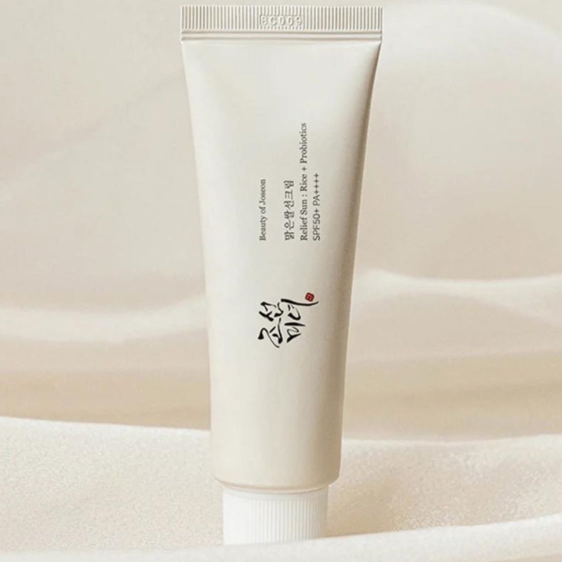 Sunscreen - Beauty of Joseon - tiene una sensaci贸n muy ligera y agradable en la piel