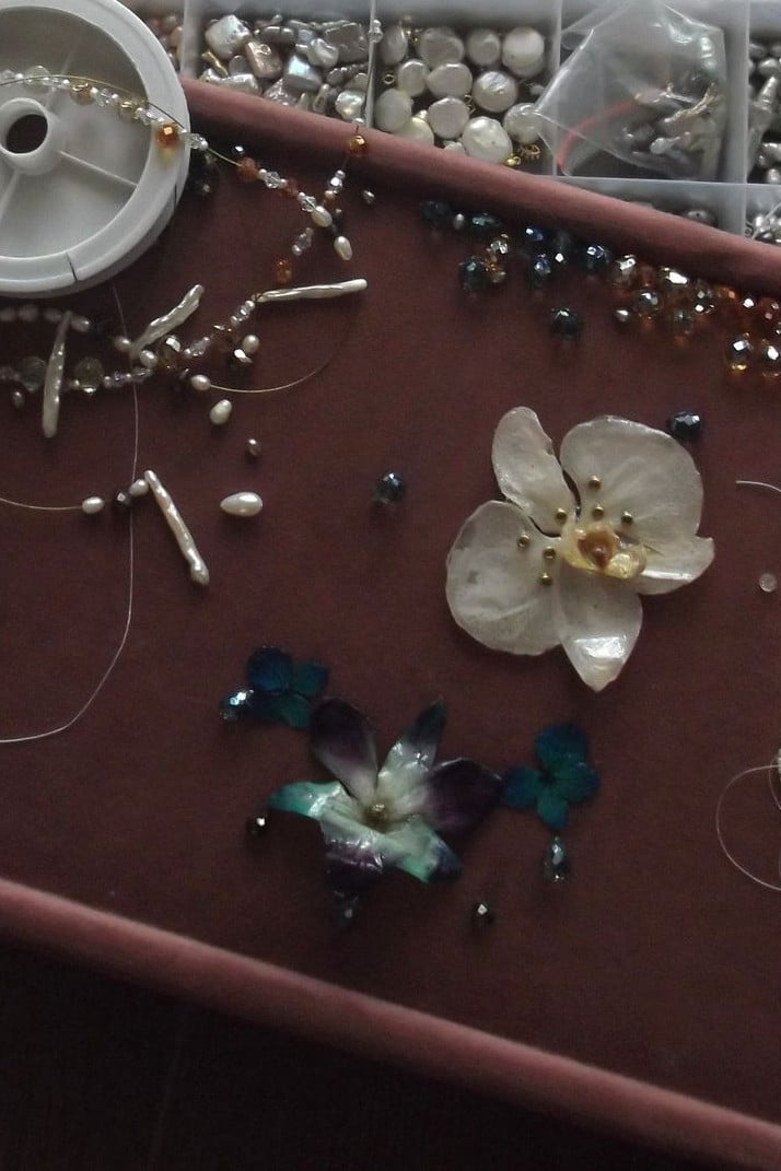 Real Flowers Jewerly