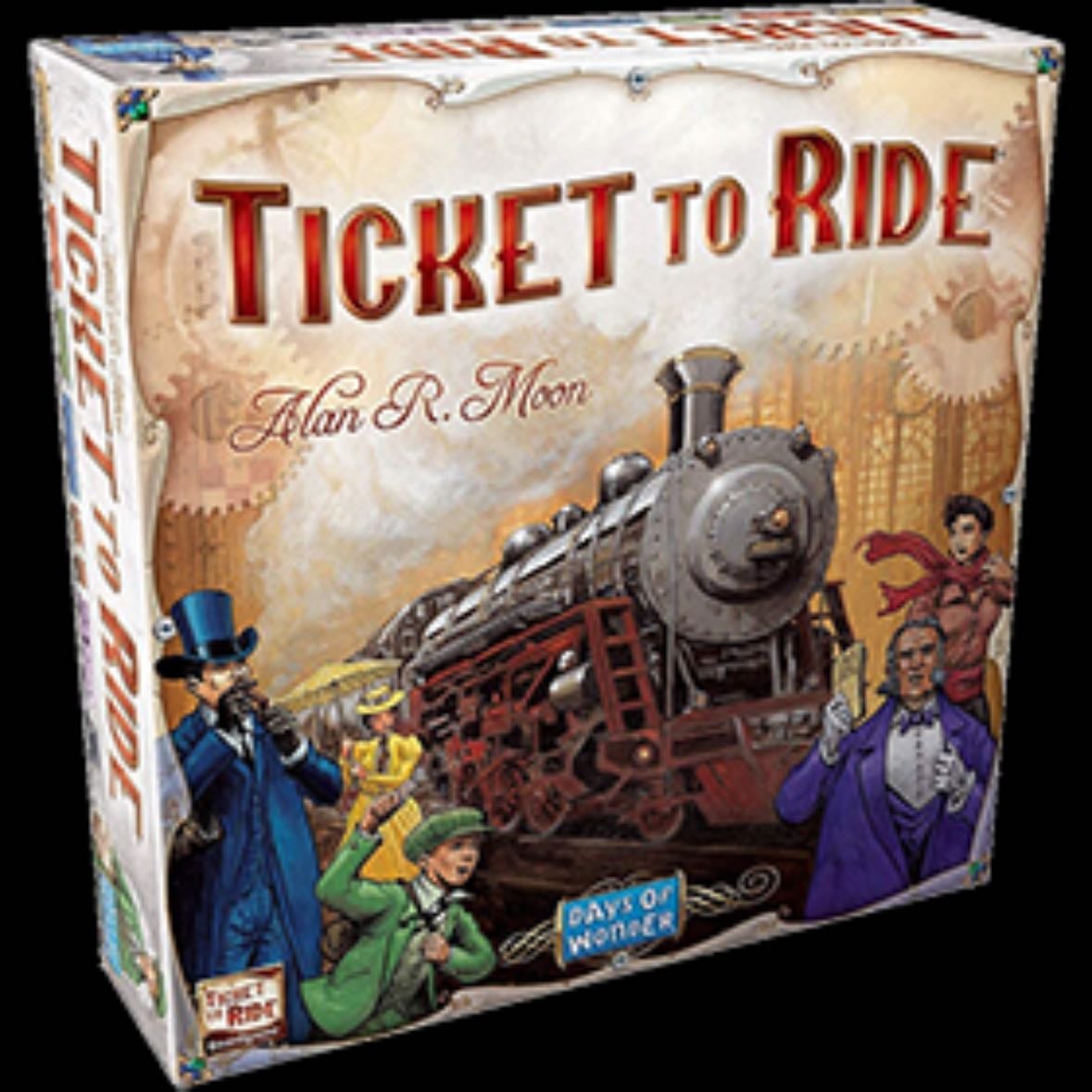 Ticket to ride - Você tem que cumprir as rotas do seu objetivo. e os outros jogadores tem q evitar isso, lembra do WAR? só que bem mais dinâmico.