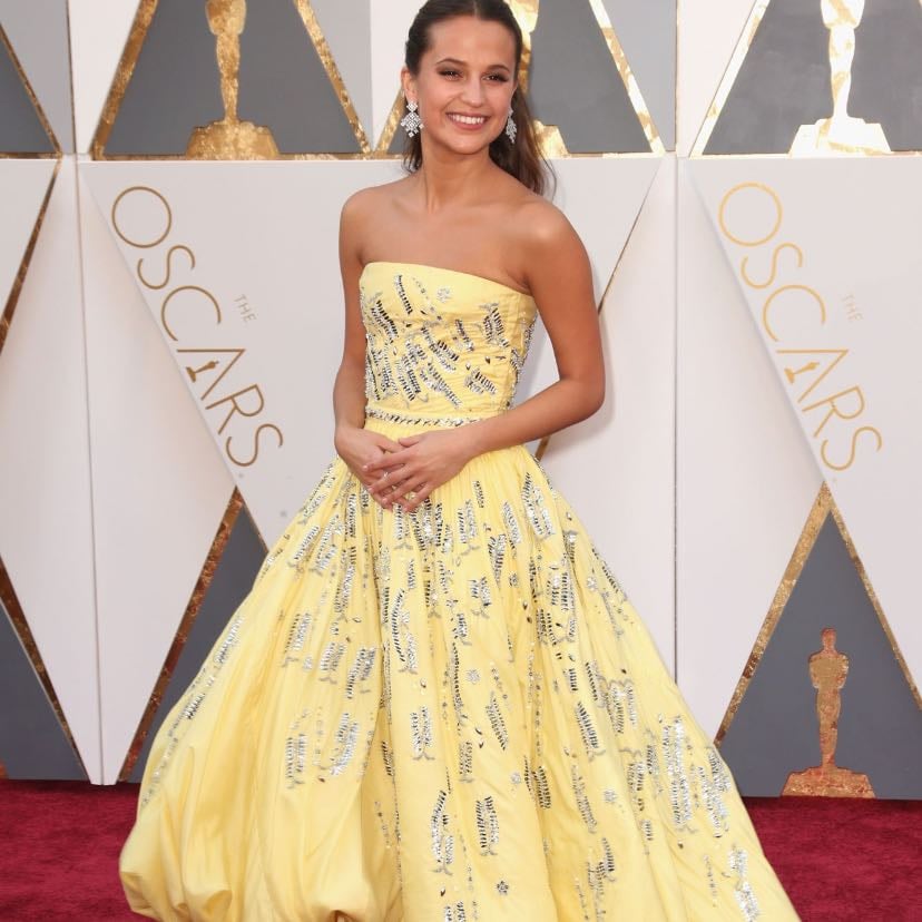 Alicia Vikander - The Oscars Red Carpet 2016