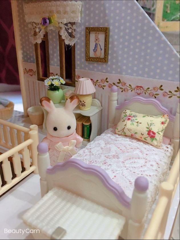 Make furniture or clothes for your dolls/figures - For example I have sylvanian families/callico critters so I made some furniture for them! You can also make some for your Sonny angels, lalaloopsy, littlest petshops, smiski, etc. They can be made out of cardboard or even clay!