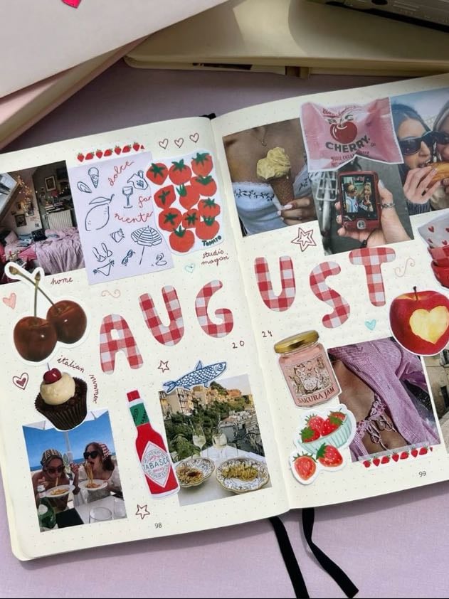 Do a collage - You can do it in digital if you don’t have materials! Use apps like Pinterest and Canva. You’re not going to show it to the whole entire world, you’re just having fun and distracting yourself so there’s nothing to be afraid of!