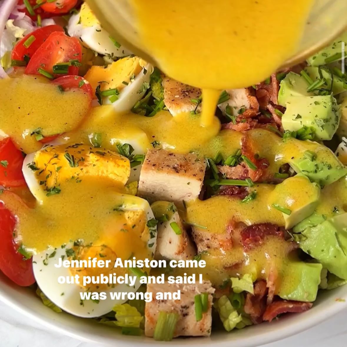 Instagram - jennifer aniston salad