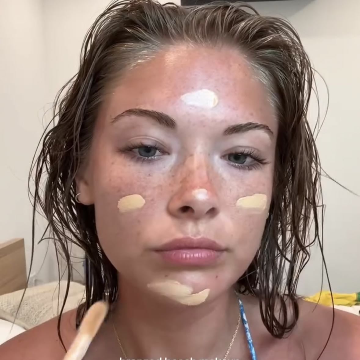 beach makeup