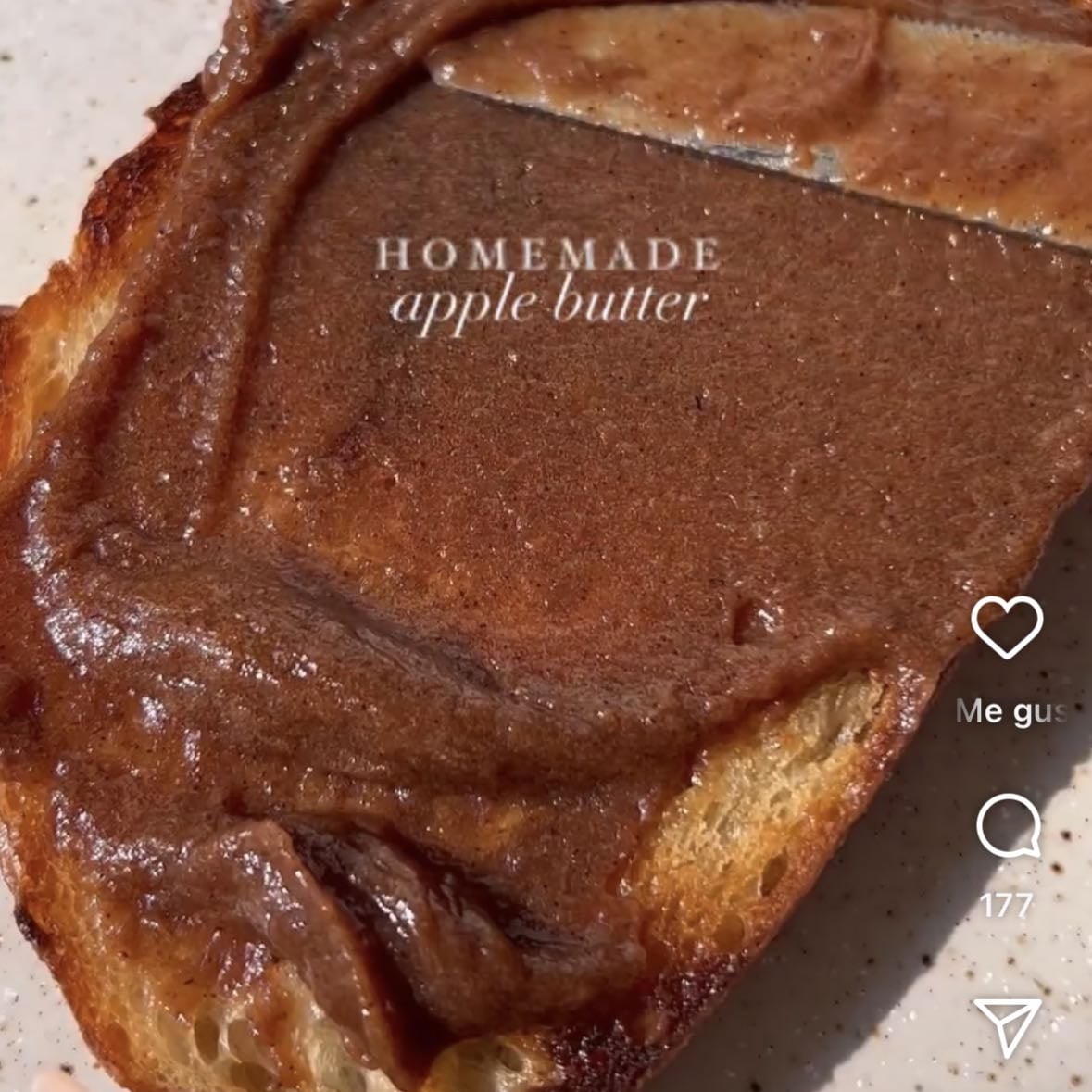 Instagram - apple butter