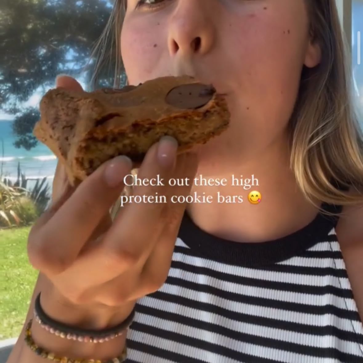 Instagram - healthy cookie bars
