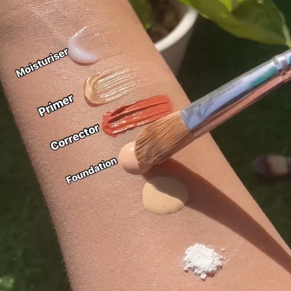 order of makeup