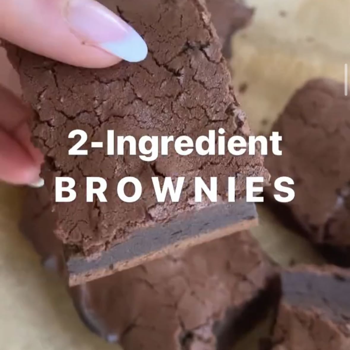 Instagram - 2 ingredients brownie