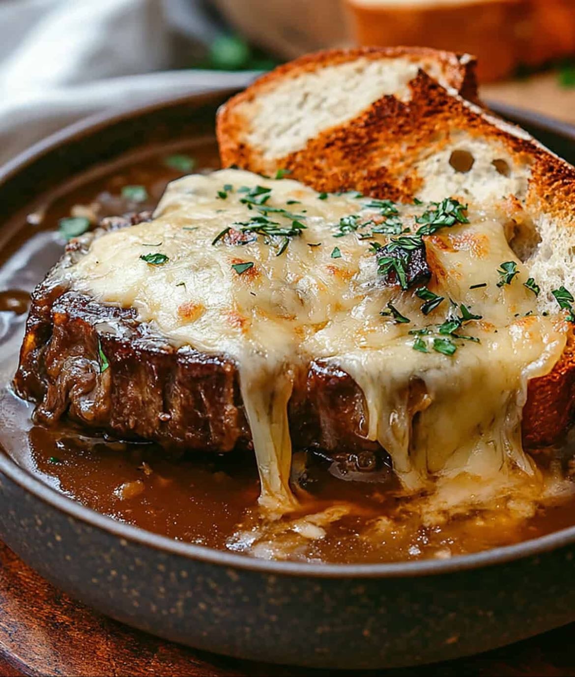 Braised Beef French Onion Soup - Soup