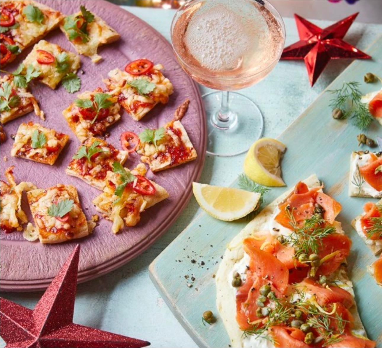 Easy party flatbreads