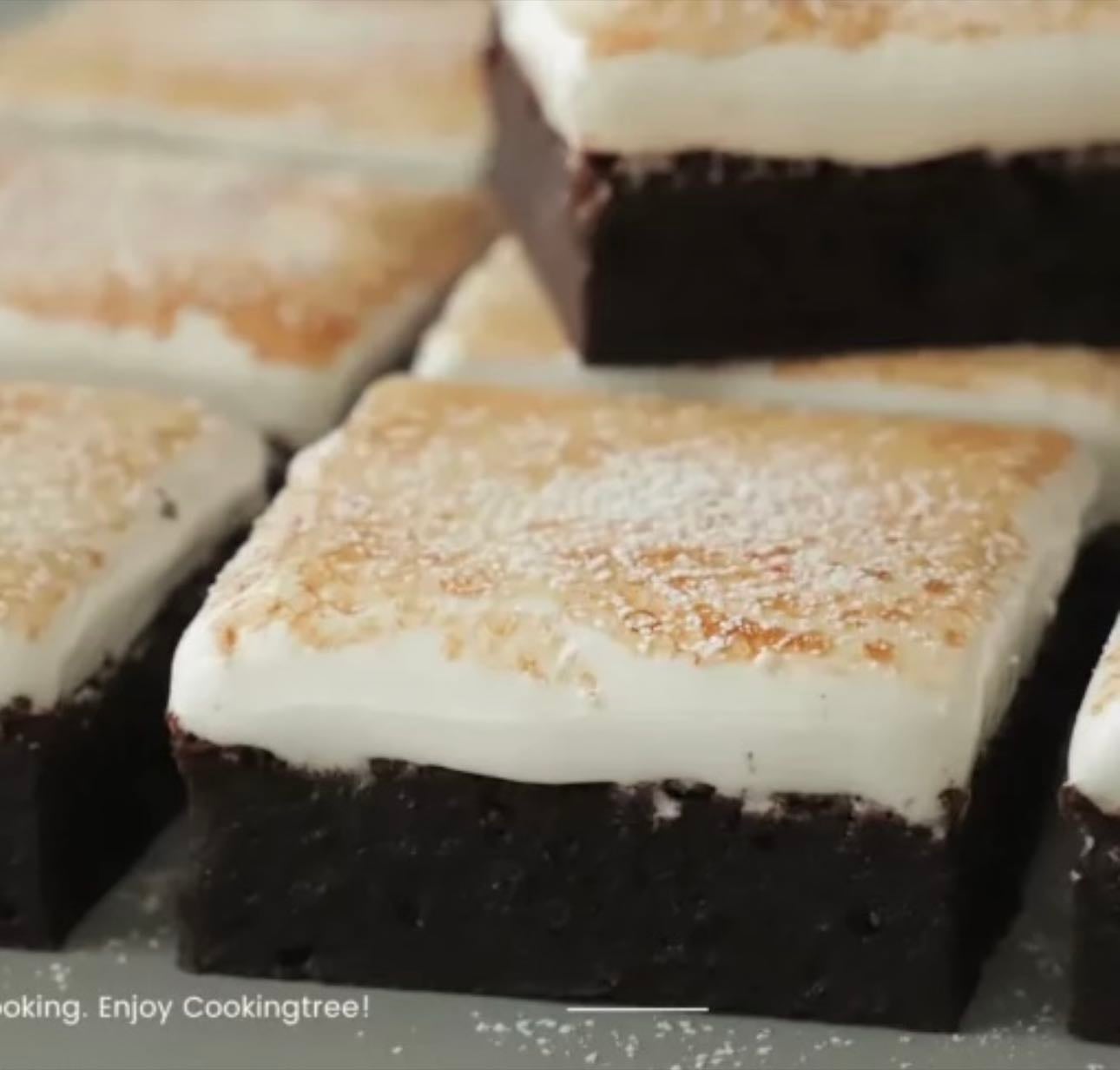 Marshmallow Brownie - By Cooking Tree